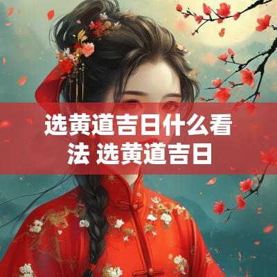 选黄道吉日什么看法 选黄道吉日