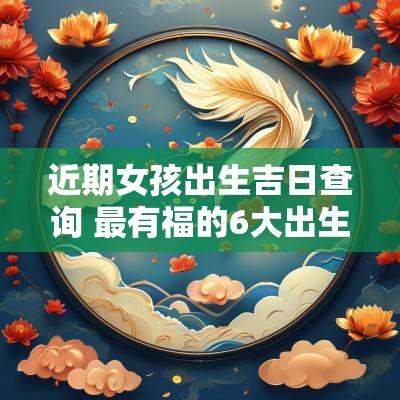 近期女孩出生吉日查询 最有福的6大出生吉日