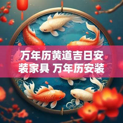 万年历黄道吉日安装家具 万年历安装