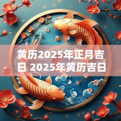 黄历2025年正月吉日 2025年黄历吉日入宅