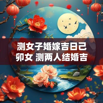测女子婚嫁吉日己卯女 测两人结婚吉日免费