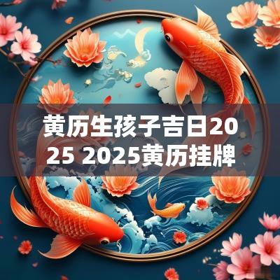 黄历生孩子吉日2025 2025黄历挂牌吉日
