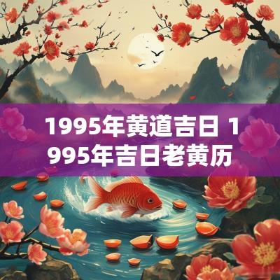 1995年黄道吉日 1995年吉日老黄历