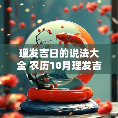 理发吉日的说法大全 农历10月理发吉日