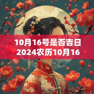 10月16号是否吉日 2025农历10月16日是吉日好吗