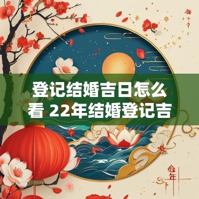 登记结婚吉日怎么看 22年结婚登记吉日一览表