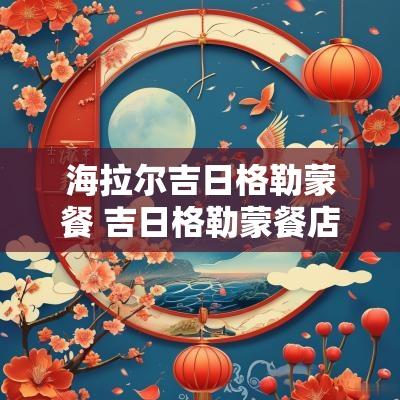 海拉尔吉日格勒蒙餐 吉日格勒蒙餐店