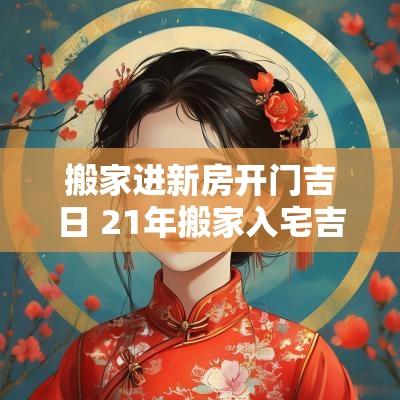 搬家进新房开门吉日 21年搬家入宅吉日