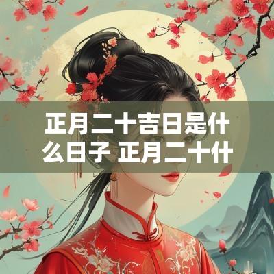 正月二十吉日是什么日子 正月二十什么日子