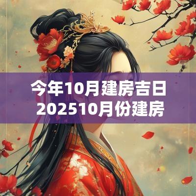 今年10月建房吉日 202510月份建房吉日