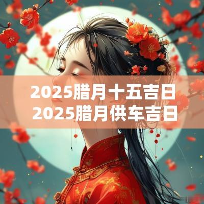 2025腊月十五吉日 2025腊月供车吉日