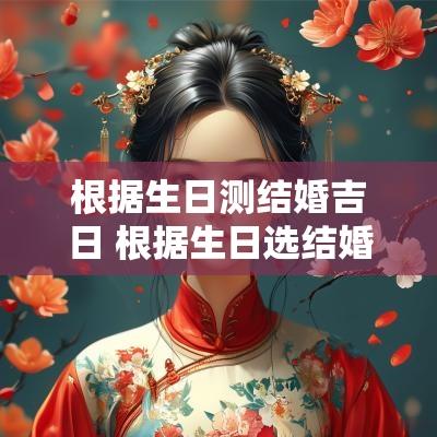 根据生日测结婚吉日 根据生日选结婚吉日好吗