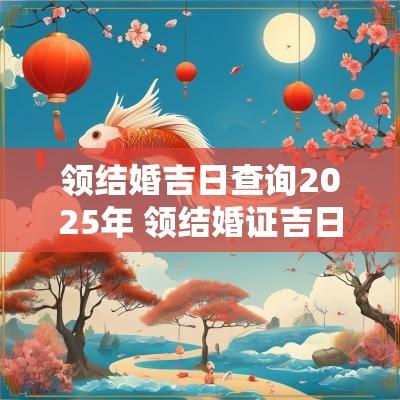 领结婚吉日查询2025年 领结婚证吉日查询2025年