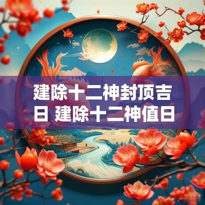 建除十二神封顶吉日 建除十二神值日是吉日吗