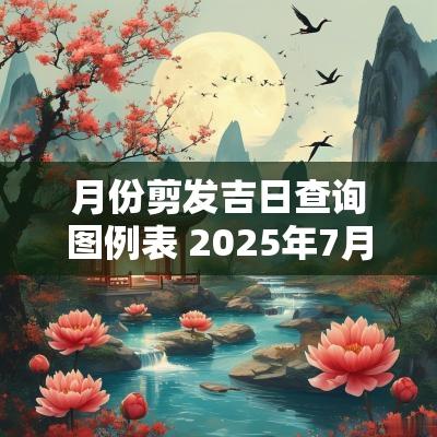 月份剪发吉日查询图例表 2025年7月剪发吉日