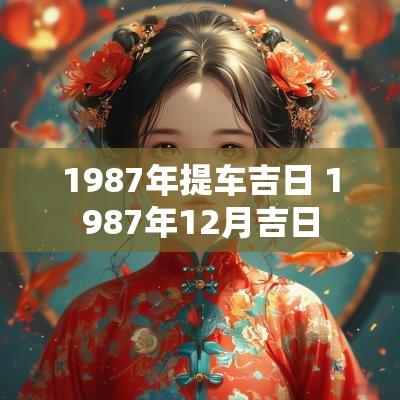 1987年提车吉日 1987年12月吉日