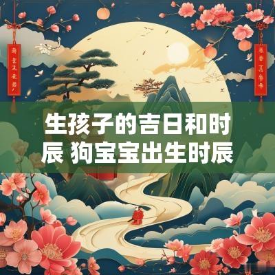 生孩子的吉日和时辰 狗宝宝出生时辰吉日