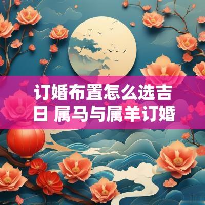 订婚布置怎么选吉日 属马与属羊订婚吉日