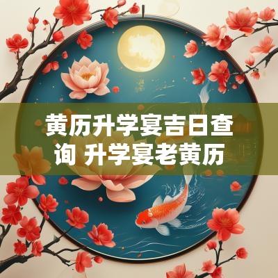 黄历升学宴吉日查询 升学宴老黄历