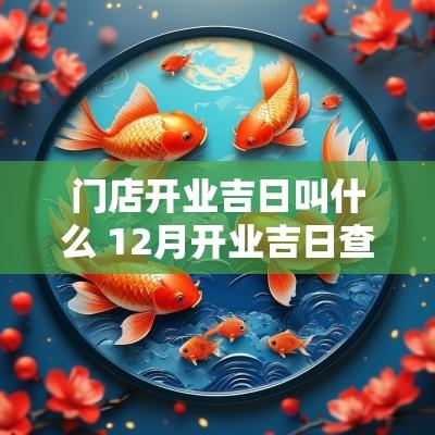 门店开业吉日叫什么 12月开业吉日查询