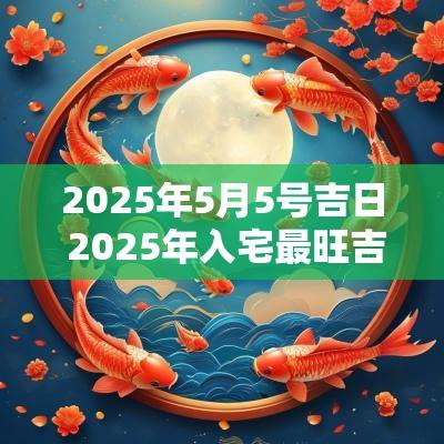 2025年5月5号吉日 2025年入宅最旺吉日