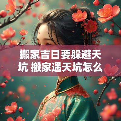 搬家吉日要躲避天坑 搬家遇天坑怎么化解