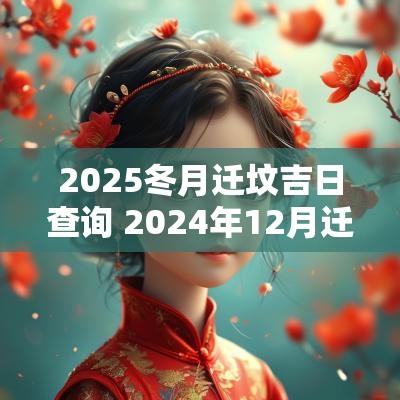 2025冬月迁坟吉日查询 2025年12月迁坟吉日一览表
