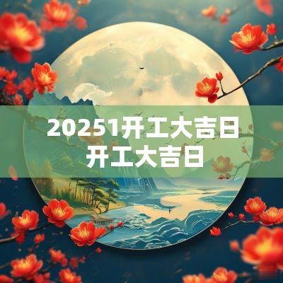 20251开工大吉日 开工大吉日