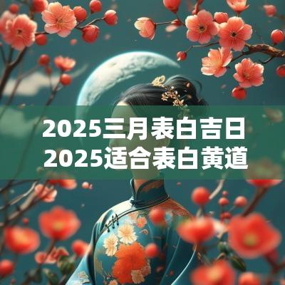 2025三月表白吉日 2025适合表白黄道吉日