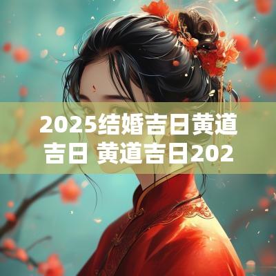 2025结婚吉日黄道吉日 黄道吉日2025满月吉日