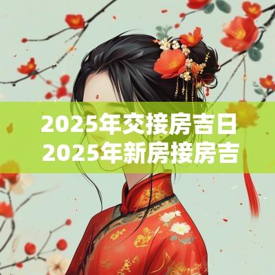 2025年交接房吉日 2025年新房接房吉日