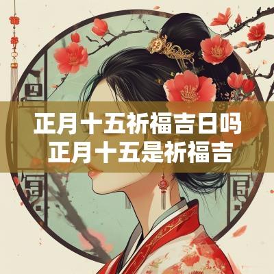 正月十五祈福吉日吗 正月十五是祈福吉日吗