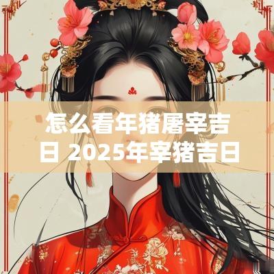怎么看年猪屠宰吉日 2025年宰猪吉日