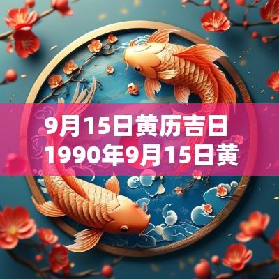 9月15日黄历吉日 1990年9月15日黄历