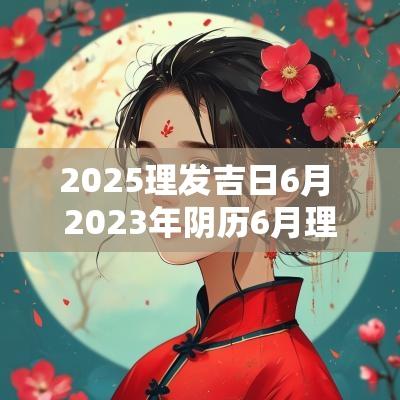 2025理发吉日6月 2025年阴历6月理发吉日一览表