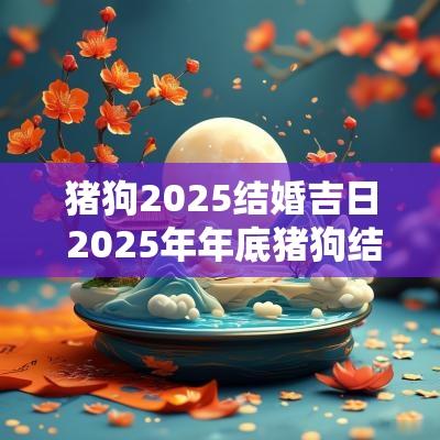猪狗2025结婚吉日 2025年年底猪狗结合结婚日子