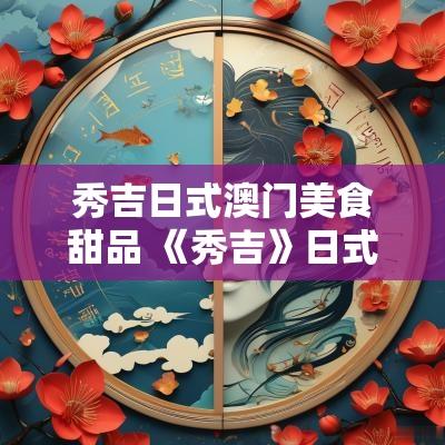 秀吉日式澳门美食甜品 《秀吉》日式料理