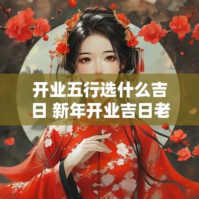 开业五行选什么吉日 新年开业吉日老黄历