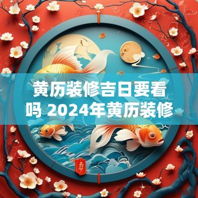 黄历装修吉日要看吗 2025年黄历装修吉日