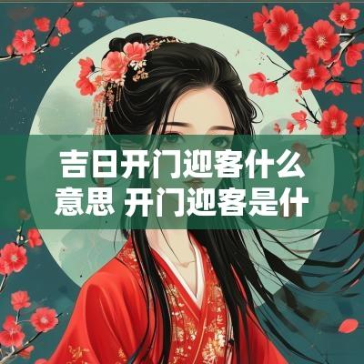 吉日开门迎客什么意思 开门迎客是什么意思