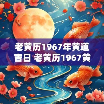 老黄历1967年黄道吉日 老黄历1967黄道吉日