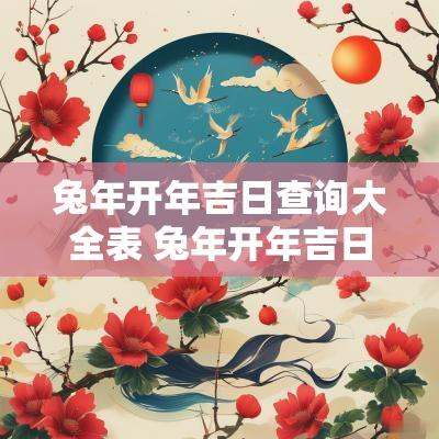 蛇年开年吉日查询大全表 蛇年开年吉日查询表