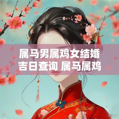 属马男属鸡女结婚吉日查询 属马属鸡结婚吉日查询