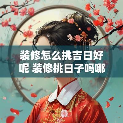 装修怎么挑吉日好呢 装修挑日子吗哪天是动工吉日