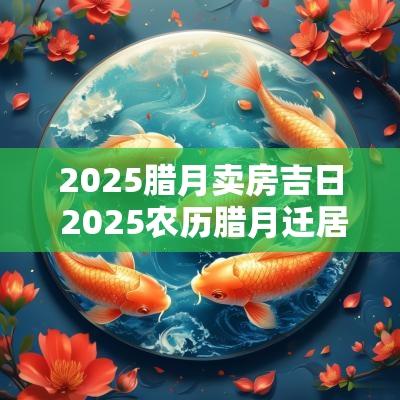 2025腊月卖房吉日 2025农历腊月迁居吉日
