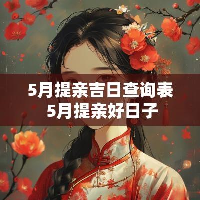 5月提亲吉日查询表 5月提亲好日子 5月提亲吉日查询表 5月提亲好日子