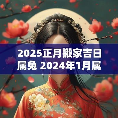 2025正月搬家吉日属兔 2025年1月属兔搬家入宅最好吉日