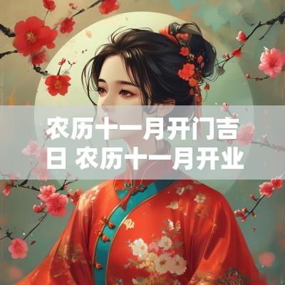 农历十一月开门吉日 农历十一月开业吉日一览表