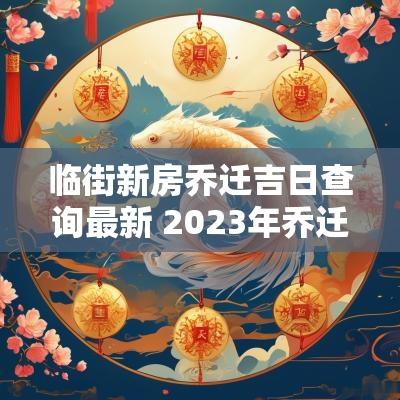 临街新房乔迁吉日查询最新 2025年乔迁新居黄道吉日查询