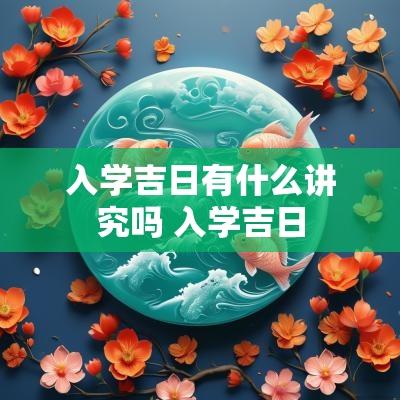入学吉日有什么讲究吗 入学吉日